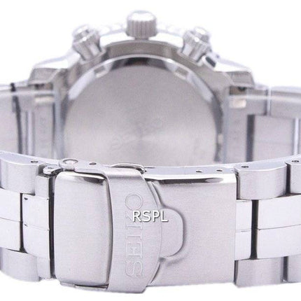 Kunnostettu Seiko Flightmaster SNA411 SNA411P1 SNA411P lentäjän lentohälytys kronografi miesten kello