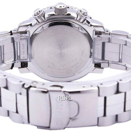 Kunnostettu Seiko Flightmaster SNA411 SNA411P1 SNA411P lentäjän lentohälytys kronografi miesten kello