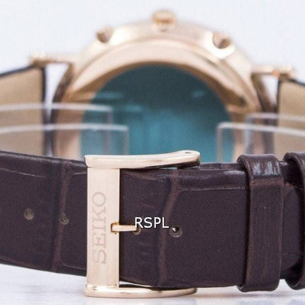 Seiko Premier Chronograph kvartsi hälytys SNAF82 SNAF82P1 SNAF82P Miesten Kello