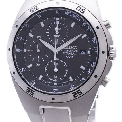 Kunnostettu Seiko Titanium Chronograph SND419 SND419P1 SND419P miesten kello