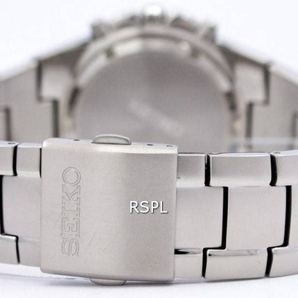 Kunnostettu Seiko Titanium Chronograph SND419 SND419P1 SND419P miesten kello
