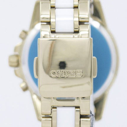 Seiko Sportura Chronograph kvartsi nopeusmittarin SNDX02 SNDX02P1 SNDX02P naisten Kello