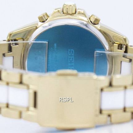 Seiko Sportura Chronograph kvartsi nopeusmittarin SNDX02 SNDX02P1 SNDX02P naisten Kello