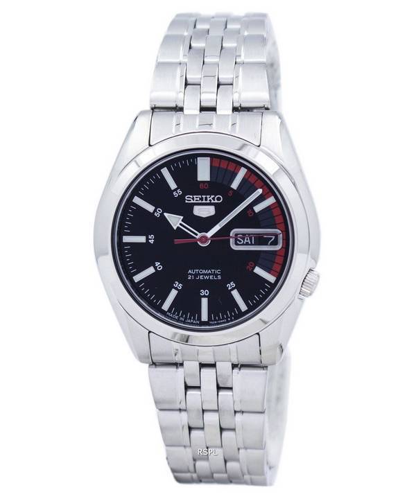 Kunnostettu Seiko 5 Automatic Japanissa valmistettu 21 jalokiven SNK375 SNK375J1 SNK375J miesten kello