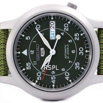 Kunnostettu Seiko 5 Military Automatic Nylon SNK805K2 miesten kello