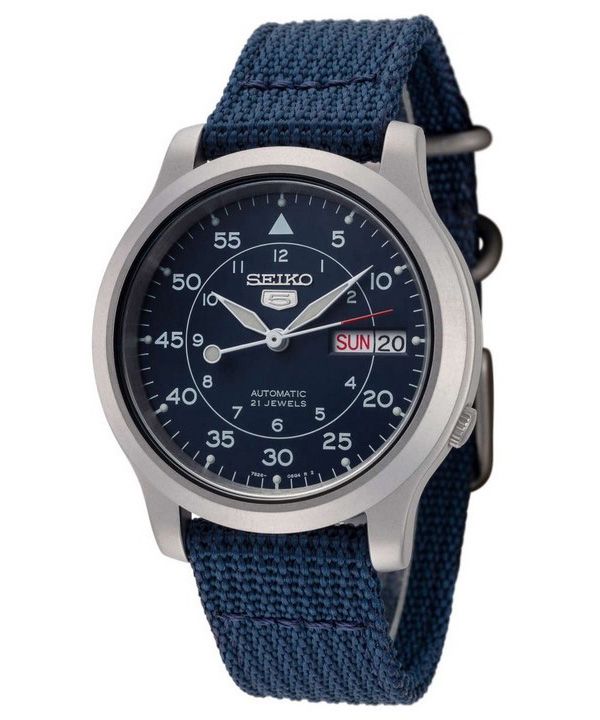Kunnostettu Seiko 5 Military Automatic Nylon Strap SNK807K2 miesten kello