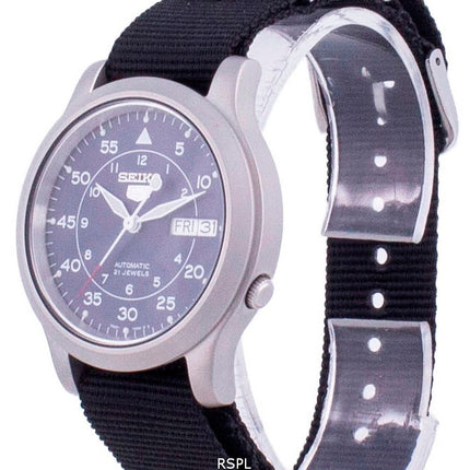 Seiko 5 Military SNK807K2-var-NATO13 Automatische Nylonarmband Herrenuhr