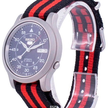 Seiko 5 Military SNK807K2-var-NATO15 Herrenuhr mit automatischem Nylonarmband