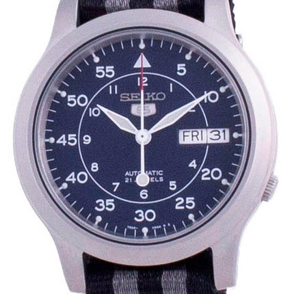Seiko 5 Military SNK807K2-var-NATO16 Automatische Nylonarmband Herrenuhr