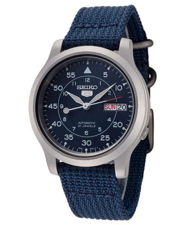 Kunnostettu Seiko 5 Military Automatic Nylon Strap SNK807K2 miesten kello