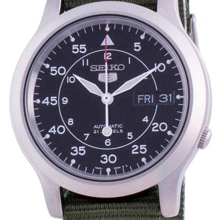 Seiko 5 Military SNK809K2-var-NATO12 Automatisches Nylonarmband Herrenuhr