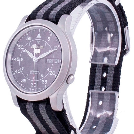 Seiko 5 Military SNK809K2-var-NATO16 Automatische Nylonarmband Herrenuhr