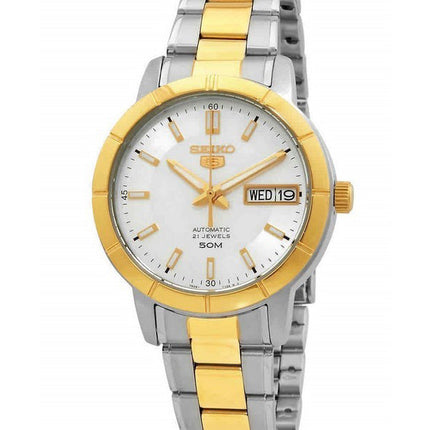 Kunnostettu Seiko 5 automaattinen hopeanvärinen kellotaulu SNK892 SNK892K1 SNK892K naisten kello