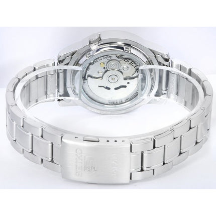 Seiko 5 ruostumattomasta teräksestä valmistettu musta kellotaulu SNKE63 SNKE63J1 SNKE63J miesten kello