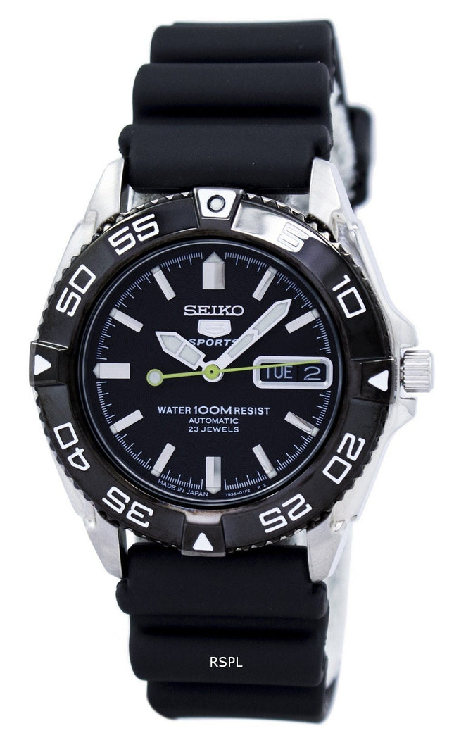 Kunnostettu Seiko 5 Sports Automatic Japanissa valmistettu 23 jalokiveä SNZB23J2 miesten kello