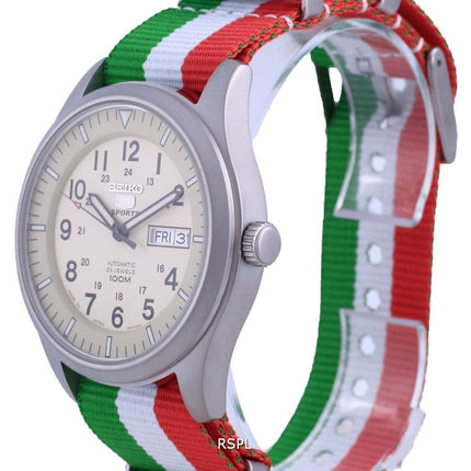 Seiko 5 Sports Military Automatic Japan Made SNZG07J1-var-NATO23 100M miesten kello