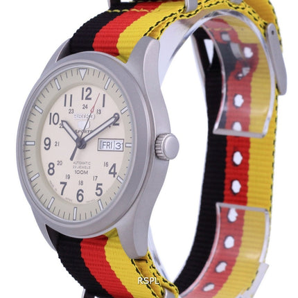 Seiko 5 Sports Military Automatic Japan Made SNZG07J1-var-NATO26 100M miesten kello