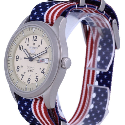 Seiko 5 Sports Military Automatic Japan Made SNZG07J1-var-NATO27 100M miesten kello
