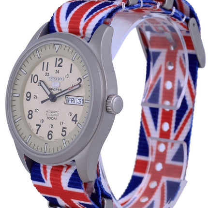 Seiko 5 Sports Military Automatic Japan Made SNZG07J1-var-NATO28 100M miesten kello
