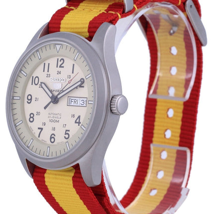 Seiko 5 Sports Military Automatic Japan Made SNZG07J1-var-NATO29 100M miesten kello