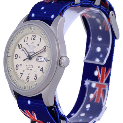 Seiko 5 Sports Military Automatic Japan Made SNZG07J1-var-NATO30 100M miesten kello