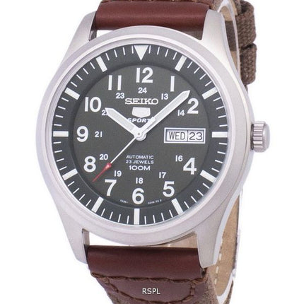 Seiko 5 urheilua automaattinen kankaalle hihna SNZG09K1 NS1 Miesten Kello