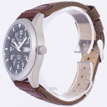 Seiko 5 urheilua automaattinen kankaalle hihna SNZG09K1 NS1 Miesten Kello