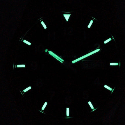 Seiko 5 urheilu automaattinen polyesteri SNZG11J1-var-NATO25 100M miesten kello
