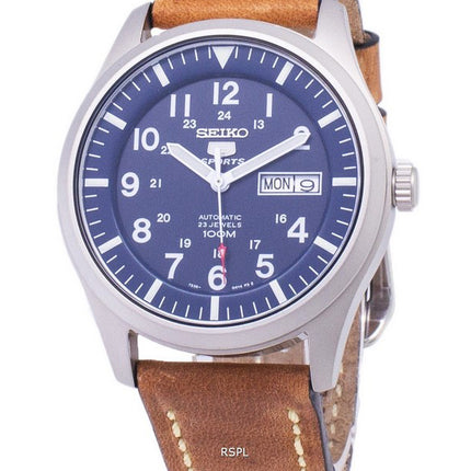 Seiko 5 urheilu SNZG11K1 LS17 automaattinen ruskea nahka hihna Miesten kello