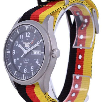 Seiko 5 urheilu automaattinen polyesteri SNZG11K1-var-NATO26 100M miesten kello
