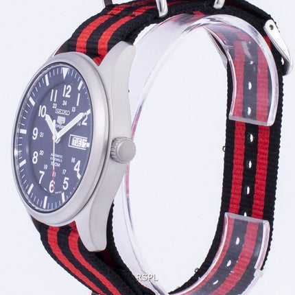 Seiko 5 urheilua automaattinen Naton hihna SNZG11K1 NATO3 Miesten Kello