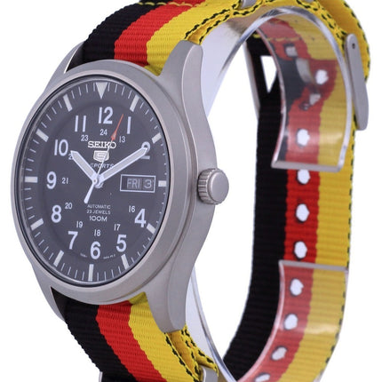 Seiko 5 urheilu automaattinen polyesteri SNZG15K1-var-NATO26 100M miesten kello