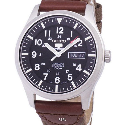 Seiko 5 urheilua automaattinen kankaalle hihna SNZG15K1 NS1 Miesten Kello