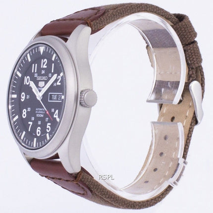 Seiko 5 urheilua automaattinen kankaalle hihna SNZG15K1 NS1 Miesten Kello