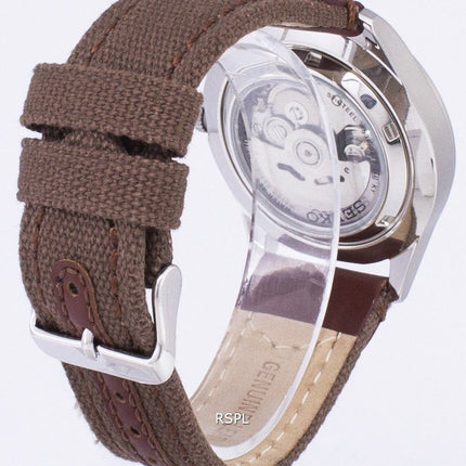 Seiko 5 urheilua automaattinen kankaalle hihna SNZG15K1 NS1 Miesten Kello