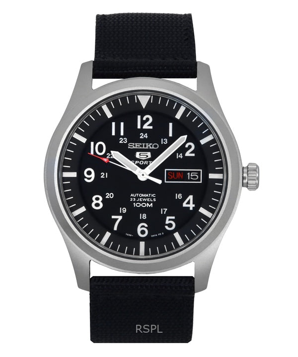 Kunnostettu Seiko 5 Sports SNZG15 SNZG15K1 SNZG15K automaattinen miesten kello