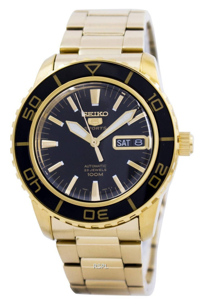 Kunnostettu Seiko 5 Sports Automatic SNZH60 SNZH60K1 SNZH60K miesten kello