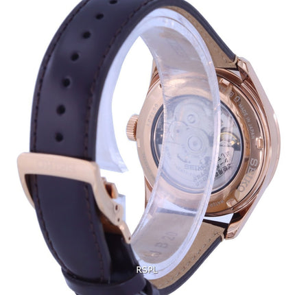 Seiko Presage Sharp Edge Brown kellotaulu automaattinen SPB170 SPB170J1 SPB170J 100M miesten kello