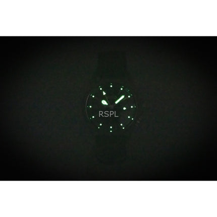Seiko Prospex Alpinist GMT nahkaranneke mustalla kellotaululla automaattinen SPB379J1 200M miesten kello