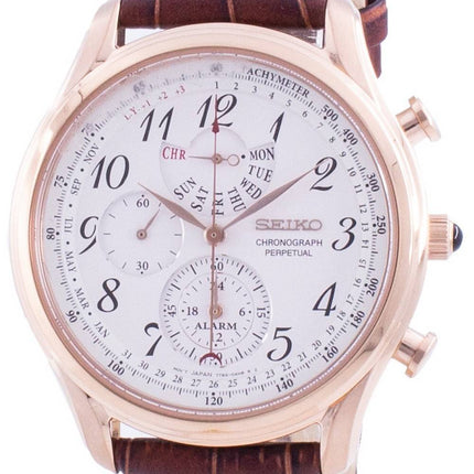 Seiko Chronograph Perpetual SPC256 SPC256P1 SPC256P kvartsi-takymetri miesten kello