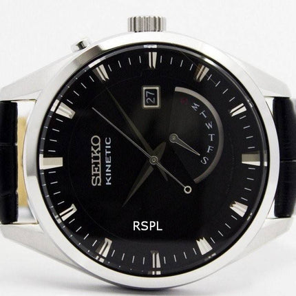 Kunnostettu Seiko Kinetic -nahkahihna SRN045P2 miesten kello