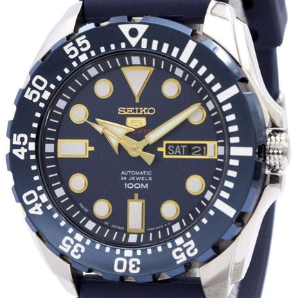Kunnostettu Seiko 5 Sports Automatic 24 jalokiven Japanissa valmistettu SRP605J2 miesten kello