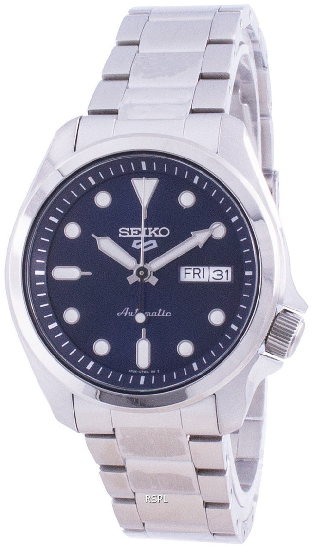 Seiko 5 urheilu sininen soittaa automaattinen SRPE53 SRPE53K1 SRPE53K 100M miesten kello
