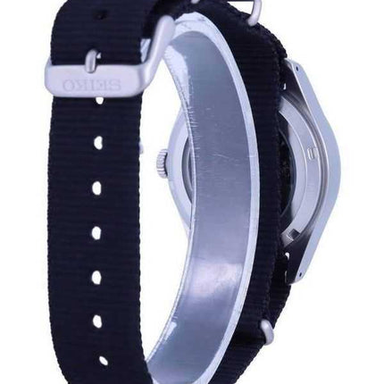 Kunnostettu Seiko 5 Sports mustalla taululla automaattinen SRPG37 SRPG37K1 SRPG37K 100M miesten kello