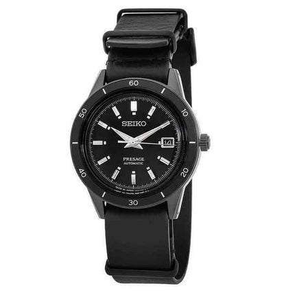 Seiko Presage Style60s musta kellotaulu automaattinen SRPH95 SRPH95J1 SRPH95J miesten kello