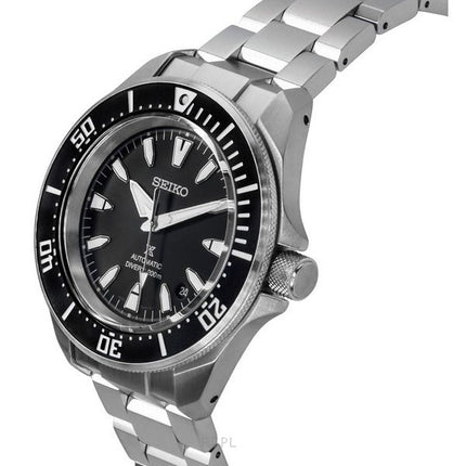 Seiko Prospex Sea Samurai Shog-urai ruostumattomasta teräksestä valmistettu musta kellotaulu automaattinen sukeltaja SRPL13K1 20