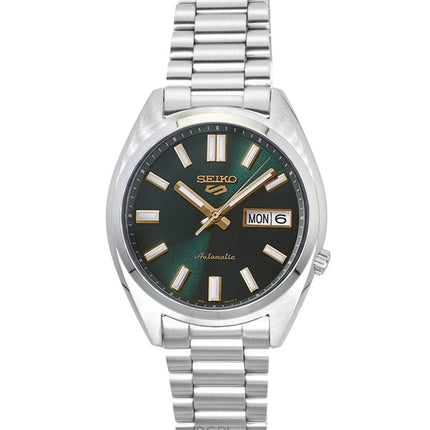 Seiko 5 Sports SNXS ruostumattomasta teräksestä valmistettu vihreä kellotaulu automaattinen SRPL57K1 100M miesten kello