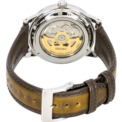 Seiko Presage Style 60's ruostumattomasta teräksestä valmistettu kultainen kellotaulu automaattinen SRPL75J1 miesten kello
