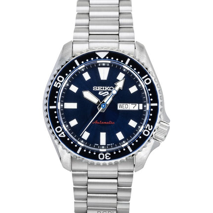 Seiko 5 Sports SKX Redux automaattinen ruostumattomasta teräksestä valmistettu sininen kellotaulu SRPL83K1 100M miesten kello