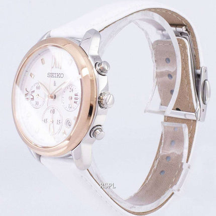 Kunnostettu Seiko Lukia Chronograph Quartz SRWZ84 SRWZ84P1 SRWZ84P naisten kello